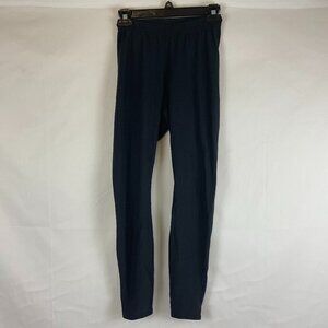 Patagonia Cool Weather Tights Women's S Black Elastic Waist Zipper Ankle
